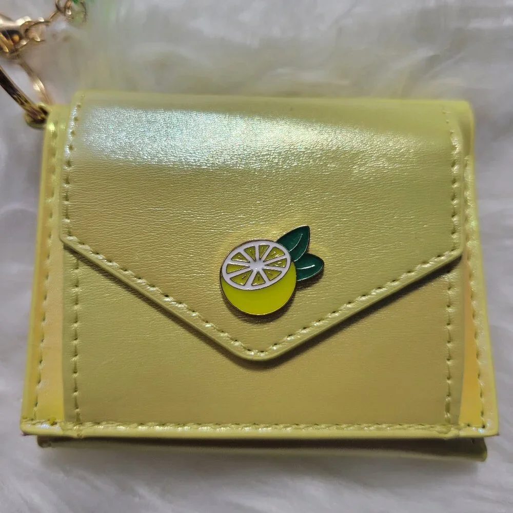 Claire's Lemon Trifold Wallet